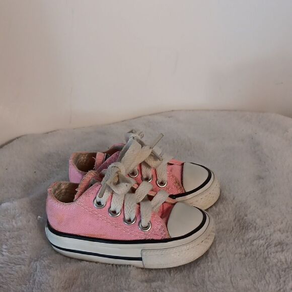 Converse Pink Baby Sneakers - Picture 1 of 6